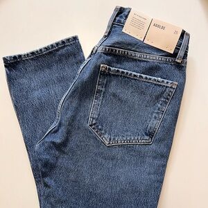 AGOLDE high rise straight crop jeans. Size 25